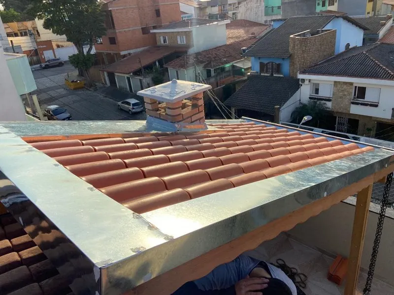 Calhas galvanizadas para telhados